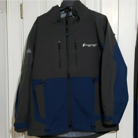 Frog Toggs Pilot 2 Guide Fishing Rain Suit Bibbs & Jacket, Medium - Picture 2 of 2